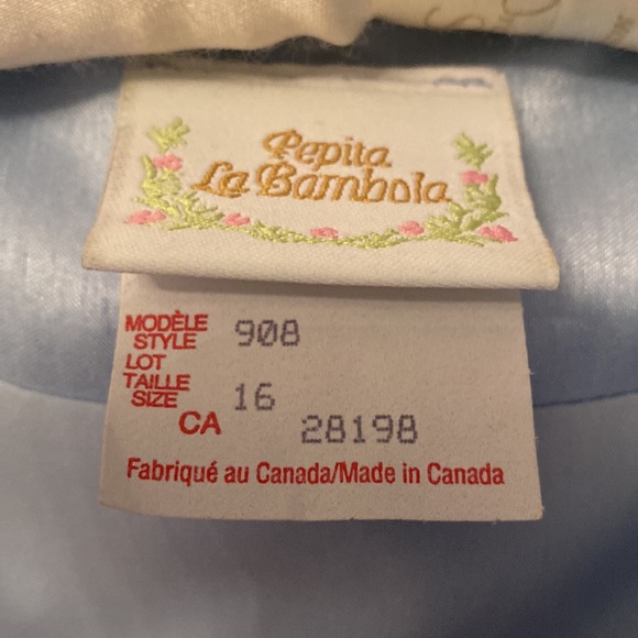 Blue Confirmation/ Special Occasion Dress with Jacket - Picture 5 of 6